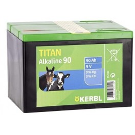 Aku-patarei Titan Alkaline 9V 90Ah