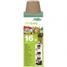 Turbapotid ümar Jiffy Easy-R8 8cm 16tk/pk